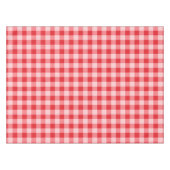 Ontwerper gingham patroon rood en wit tafelkleed (Voorkant (Horizontaal))