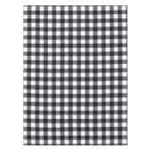 Ontwerper gingham patroon zwart-wit tafelkleed (Voorkant)