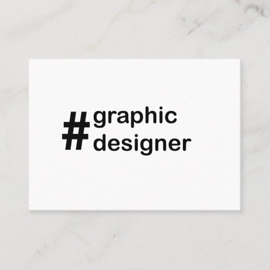 Ontwerper Grafisch Ontwerper Visitekaartje (Voorkant)