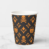 Ontwerper Halloween! Louis Inspired Pumpkins Papieren Bekers (Voorkant)