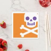 Ontwerper Halloween, Skull & Botten Servet (Insitu)