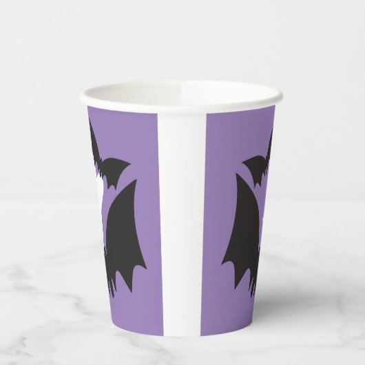 Ontwerper Halloween! Vleermuizen en geesten Papieren Bekers (Links)