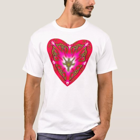 Ontwerper hart 02 t-shirt (Voorkant)