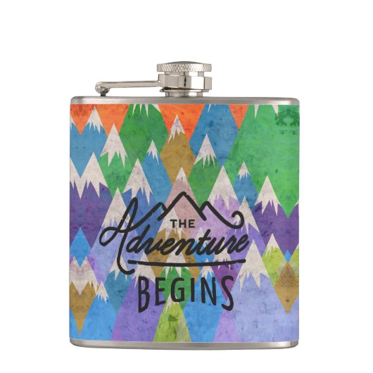 Ontwerper Hip Flask 7 Oz Nutcase - Adventuriers Heupfles (Voorkant)
