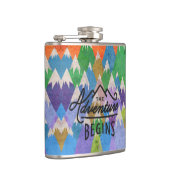 Ontwerper Hip Flask 7 Oz Nutcase - Adventuriers Heupfles (Rechts)