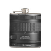 Ontwerper Hip Flask 7 Oz Nutcase - Camera Heupfles (Voorkant)