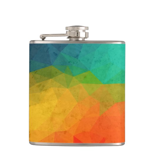 Ontwerper Hip Flask 7 Oz Nutcase - Multicolors Heupfles (Voorkant)