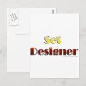 Ontwerper instellen (alleen tekst) briefkaart (Voorkant / Achterkant)