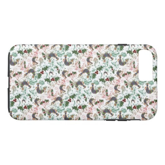 Ontwerper kerstiPhone-draagtas Case-Mate iPhone Case (Achterkant (Horizontaal))