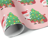 Ontwerper kerstmis cadeaupapier (Rol Hoek)