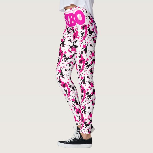 Ontwerper Luxury Pink Bimbo Sissy-Leggings Leggings (Links)