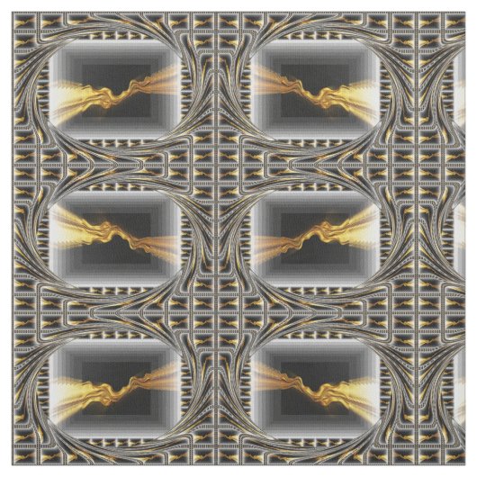 Ontwerper maakt stof per yard luxe goud zwart (Swatch)