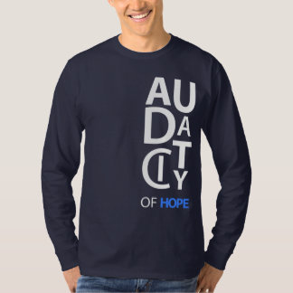 Ontwerper met lange hoes voor "Audacity" T-shirt
