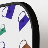 Ontwerper Mini Handtassen Pickleball Paddle (Links Detail)