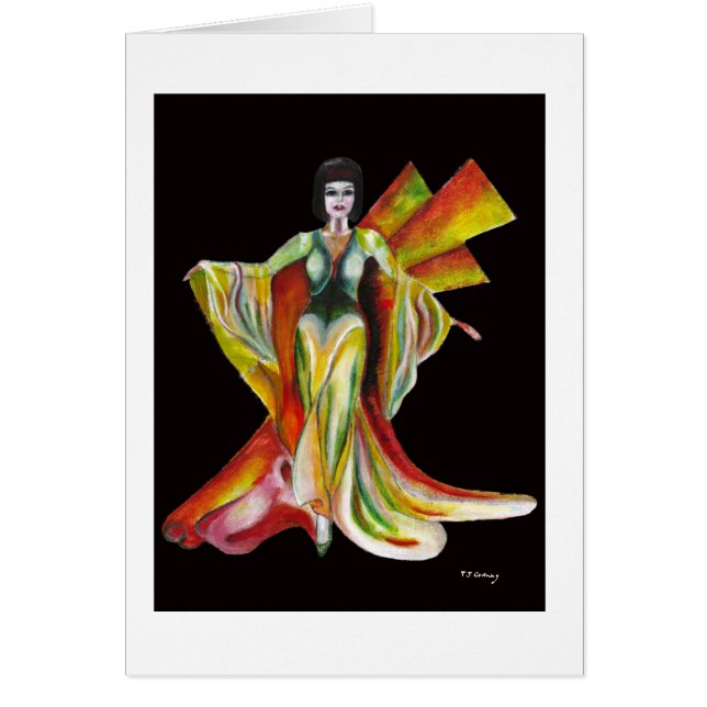 Ontwerper mode avond ontwerp (Voorkant)