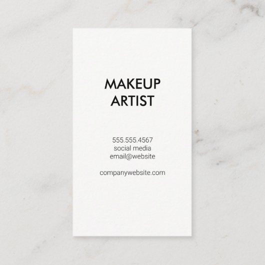 Ontwerper | Modern Stijlvol Visitekaartje (Achterkant)