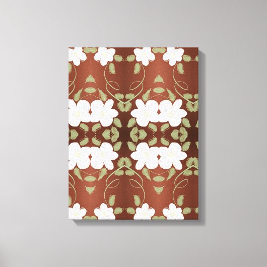 Ontwerper Muurkunst met Honey Browns Canvas Afdruk (Voorkant)