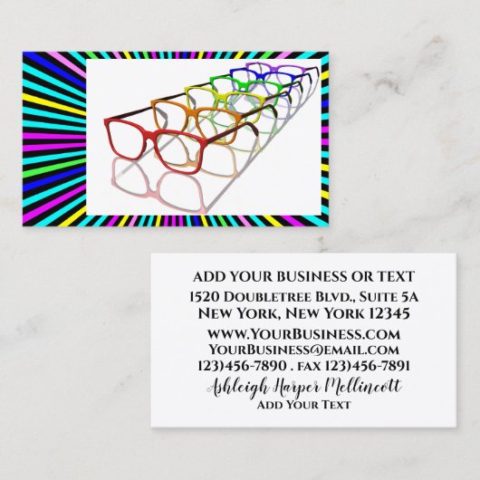 Ontwerper Optisch Visitekaartje (Voorkant / Achterkant)