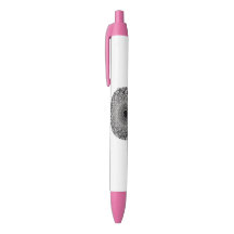 ontwerper pen met monochroom mandala kunst
