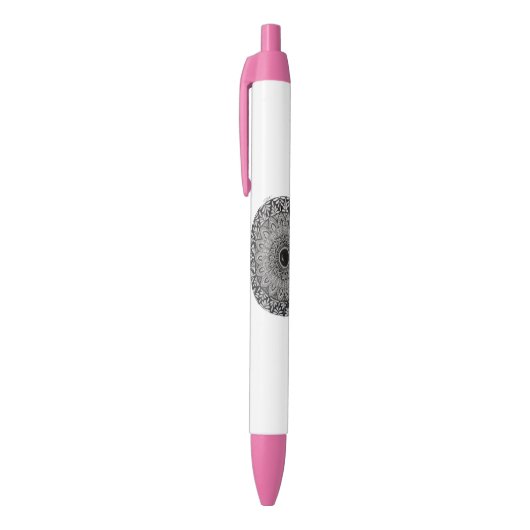 ontwerper pen met monochroom mandala kunst (Top (Verticaal))