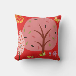 Ontwerper Pillow door Serenity -  Trees Natuur Kussen
