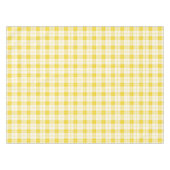 Ontwerper plaid patroon citroen geel en wit tafelkleed (Voorkant (Horizontaal))