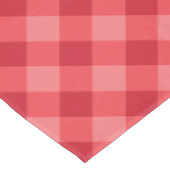 Ontwerper plaid patroon rood en roze tafelkleed (Gekanteld)