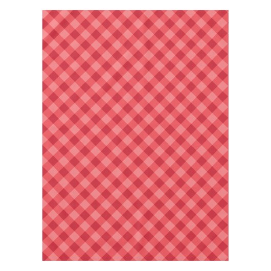 Ontwerper plaid patroon rood en roze tafelkleed (Voorkant)