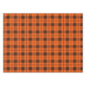 Ontwerper plaid patroon sinaasappel en zwart tafelkleed (Voorkant (Horizontaal))