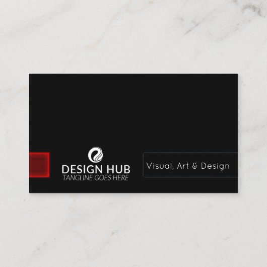 Ontwerper professioneel visitekaartje (Achterkant)