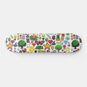 Ontwerper Retro Gamer Pixel Skateboard Decs NES LI (Horizontaal)