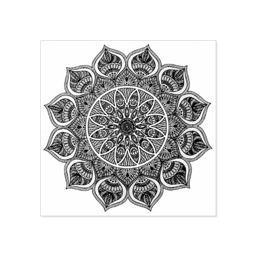 Ontwerper rubberen stempel (Afrduk)