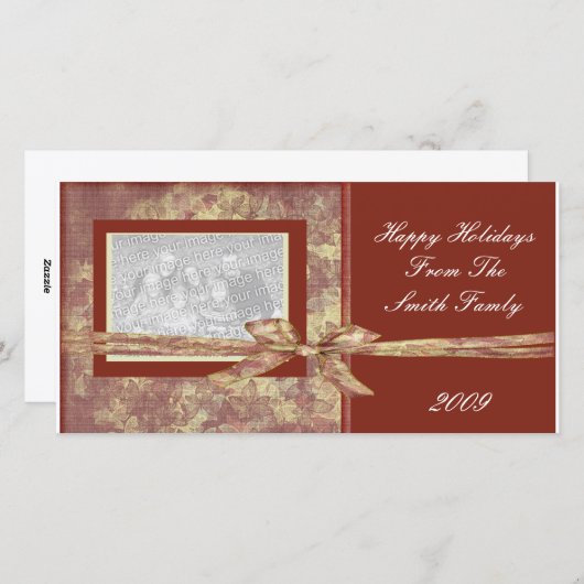 Ontwerper Sjabloon voor kerstKaart (Voorkant / Achterkant)