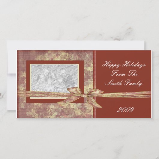 Ontwerper Sjabloon voor kerstKaart (Voorkant)