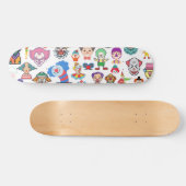 Ontwerper Skateboard Decline Clowncore Weirdcore (Horizontaal)