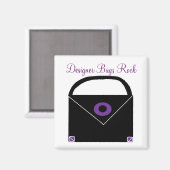 Ontwerper Tassen Rock Magneet (Voorkant / Achterkant)