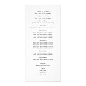 Ontwerper Tekst Eenvoudig Elegant Zwart-wit Reclamekaart (Achterkant)