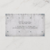 Ontwerper van architect interieur blootgestelde be visitekaartje (Achterkant)