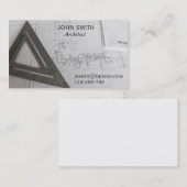 Ontwerper van architectenontwerper, freelance desi visitekaartje (Voorkant / Achterkant)