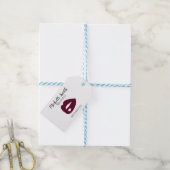 Ontwerper van de vormgeving van Bourgogne Pink mak Cadeaulabel (Met Touw)