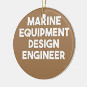Ontwerper van scheepsapparatuur keramisch ornament (Links)