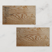 Ontwerper van Visitekaartjes met houten korrels (Voorkant / Achterkant)