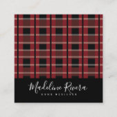 Ontwerper vastgeplakt gebeurtenissen in onroerend  vierkante visitekaartje (Voorkant)