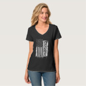Ontwerper Verenigde Staten verontrust over Amerika T-shirt (Voorkant volledig)