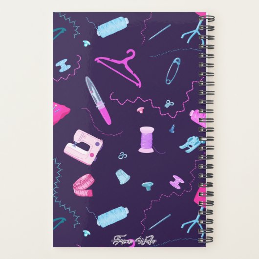 ontwerper voor mode-ontwerpers planner (Achterkant)