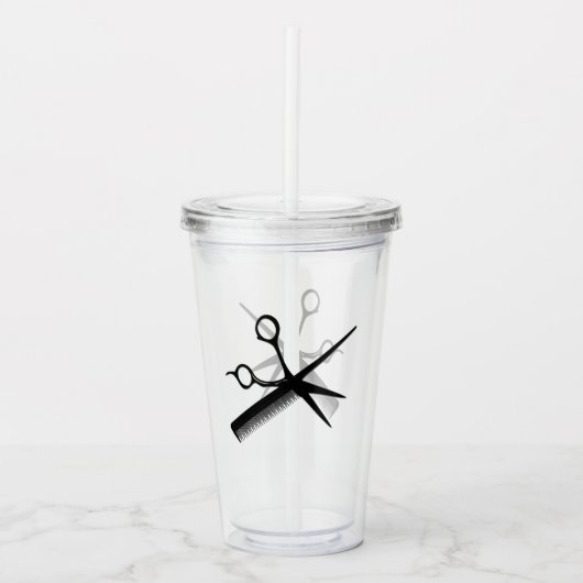 Ontwerper voor schoonheidsspecialisten acryl drinkbeker (Voorkant)