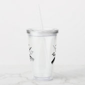 Ontwerper voor schoonheidsspecialisten acryl drinkbeker (Links)