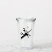 Ontwerper voor schoonheidsspecialisten acryl drinkbeker (Achterkant)