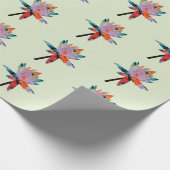 Ontwerper Waterlelie Inpakpapier (Hoek)