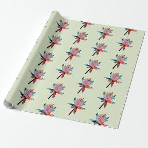 Ontwerper Waterlelie Inpakpapier